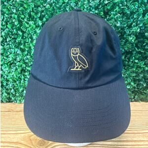 Drake OVO October's Very Own Owl Black Adjustable Strap Adult Baseball Cap Hat